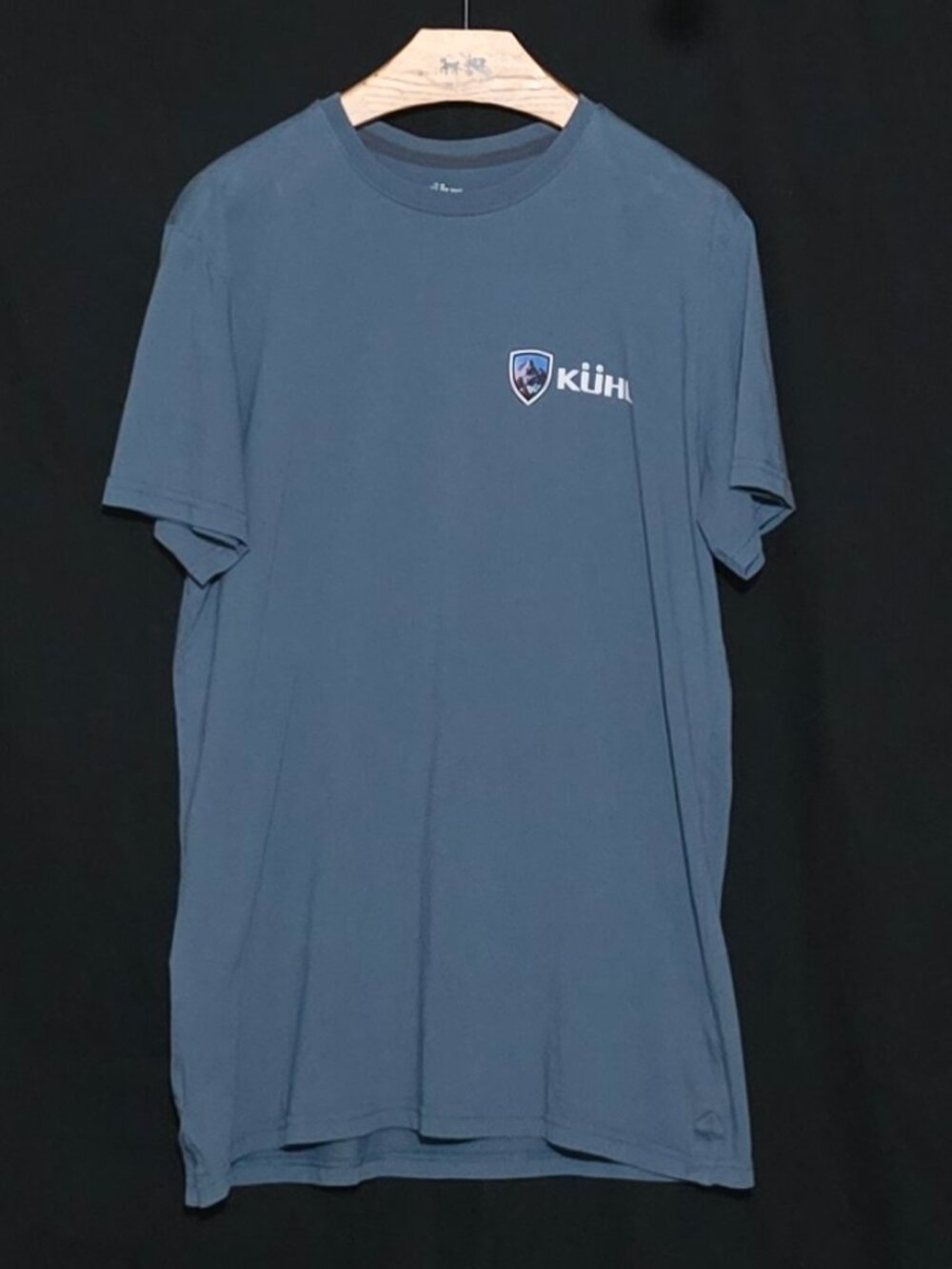 Kuhl Wildfibre SS Crewneck 2 Sided Logo - Slate Blue - Sz L*